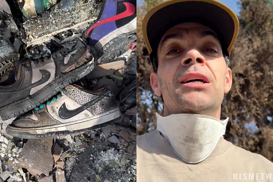 好萊塢演員 Sean Mount 分享被洛杉磯大火吞噬的 Nike 球鞋1