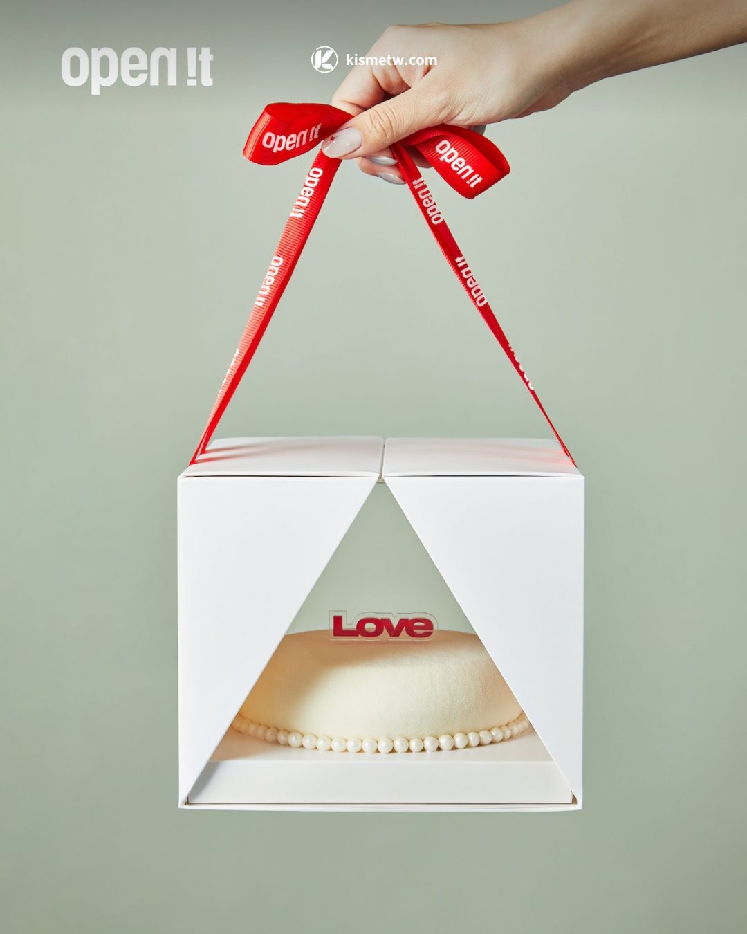 純白珍珠項鍊蛋糕閃耀登場 Open It. 打造母親節專屬儀式感甜點2