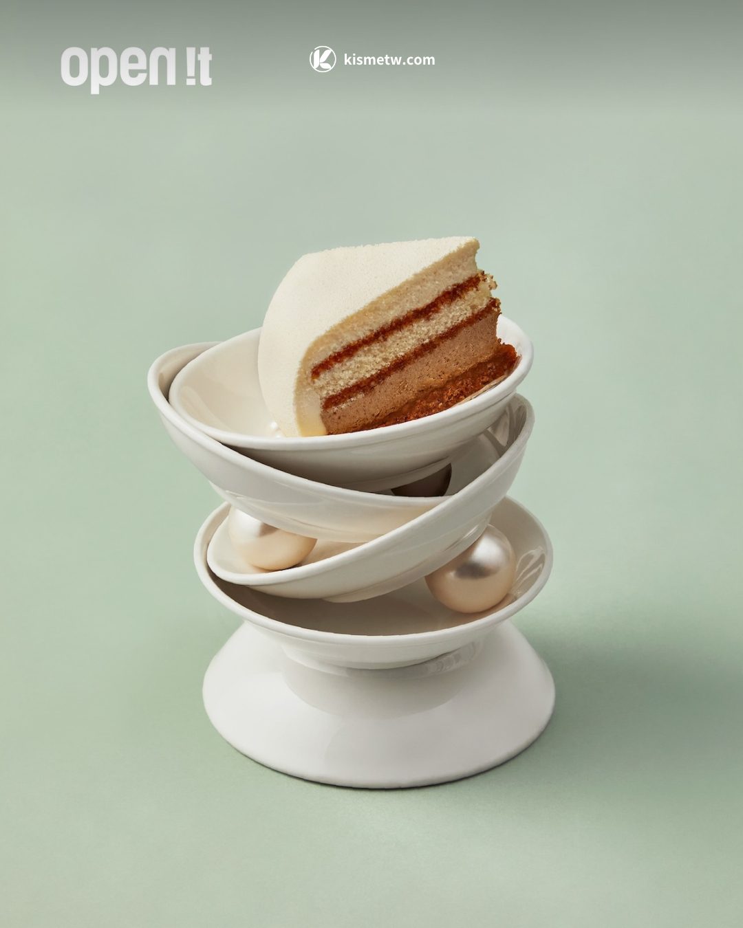 純白珍珠項鍊蛋糕閃耀登場 Open It. 打造母親節專屬儀式感甜點3