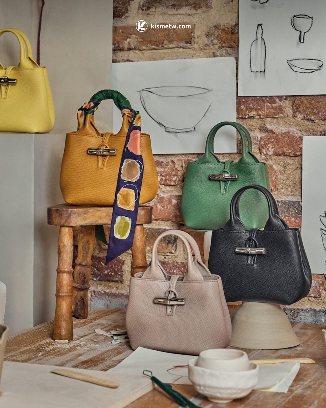 秋意藝境：Longchamp Le Roseau再現經典竹節釦工藝魅力 (3)