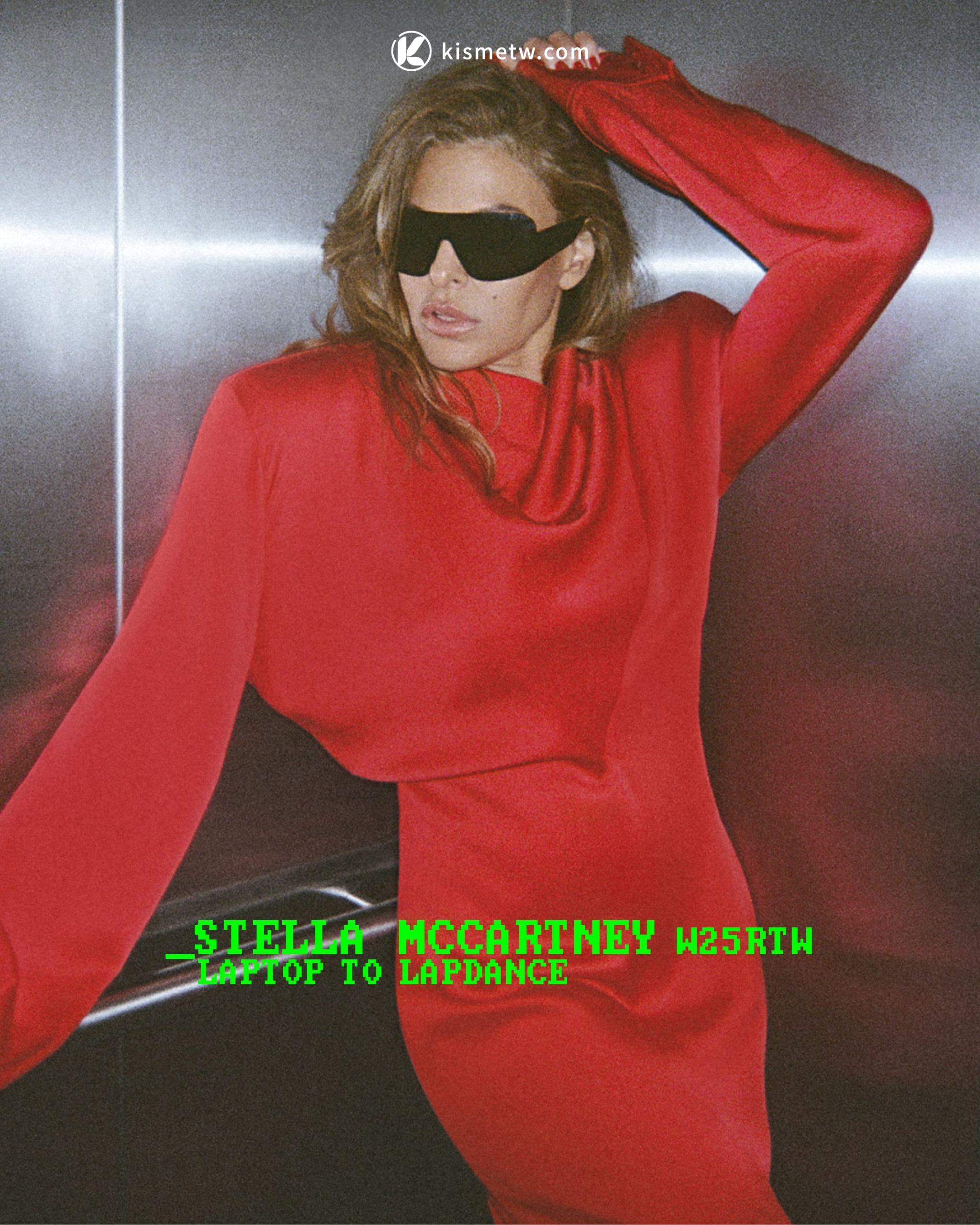 STELLA McCARTNEY 2025冬季廣告《Laptop To Lapdance》，Eva Mendes詮釋日夜風格與永續時尚 10 scaled