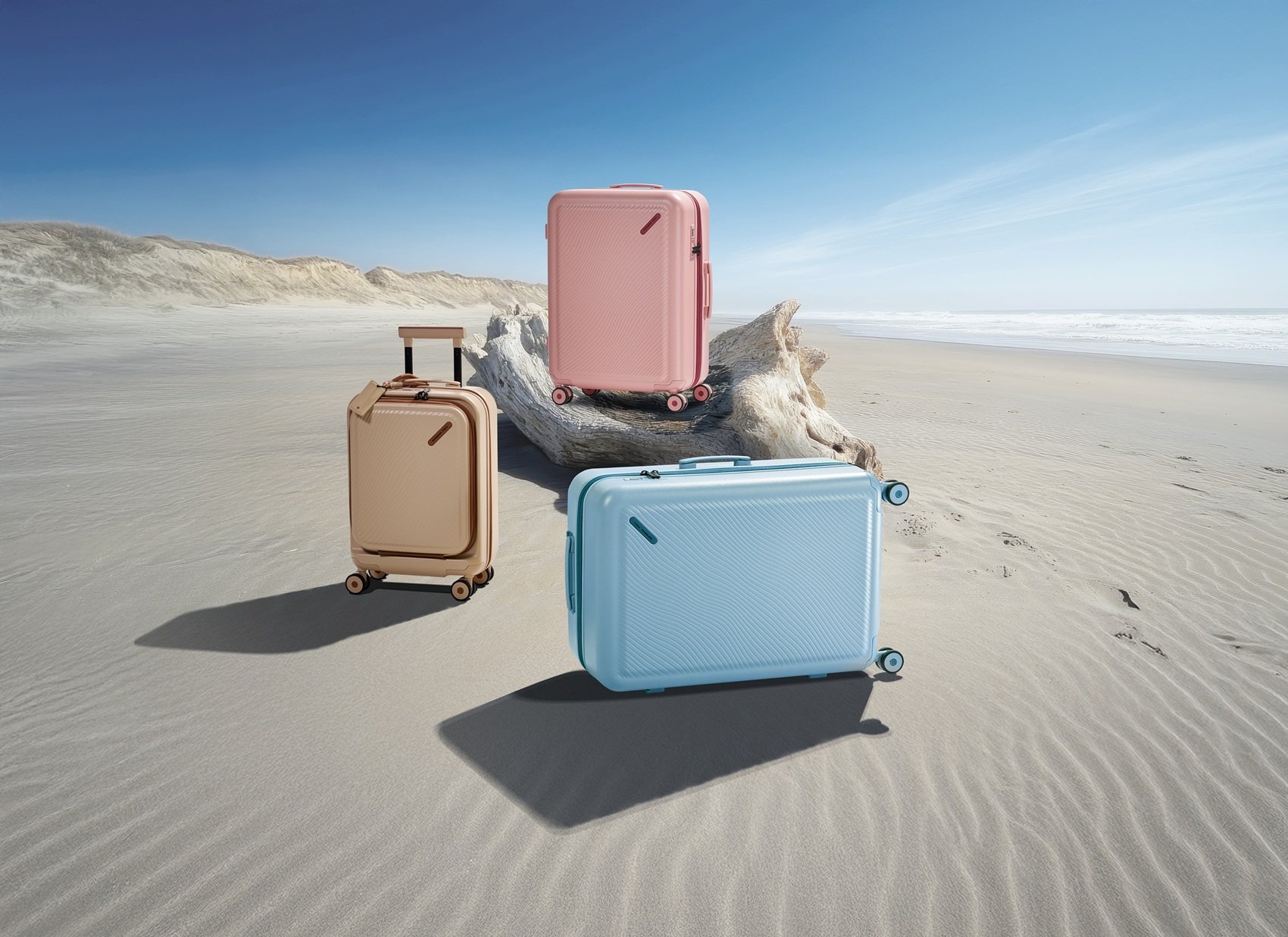 以海洋律動定義永續旅程｜Samsonite RED TOIIS OCEAN 系列以環保美學啟動新旅行風格