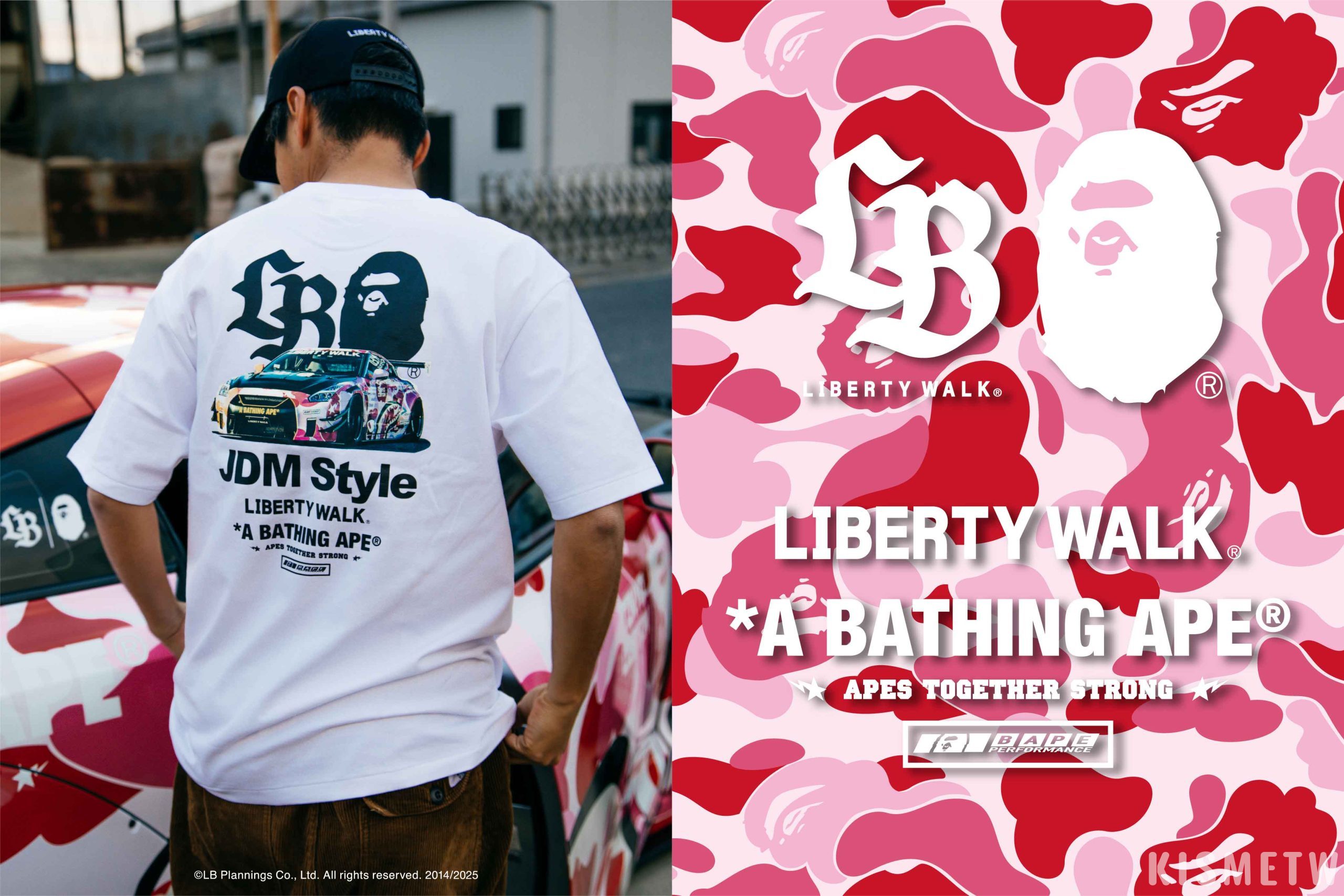 BAPE® x LIBERTY WALK 再度聯名亮相東京改裝車展2025 1 scaled