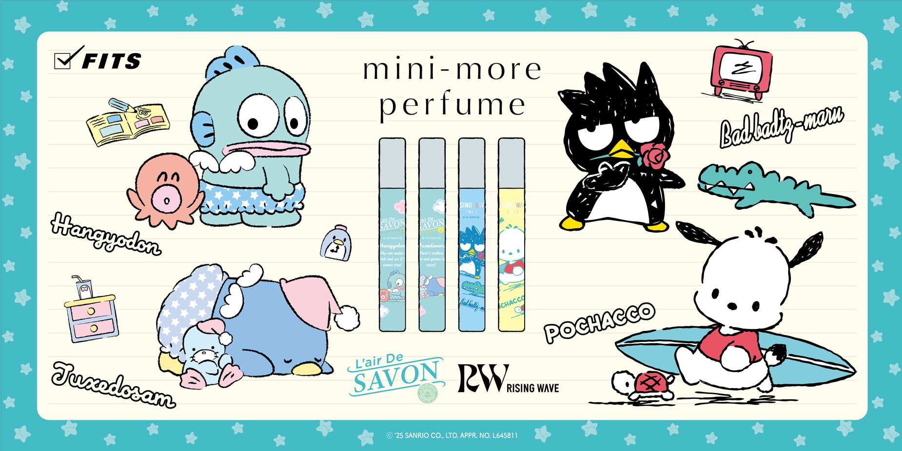 Sanrio角色聯名香氛新作 Mini More Perfume迷你香水新上市 1