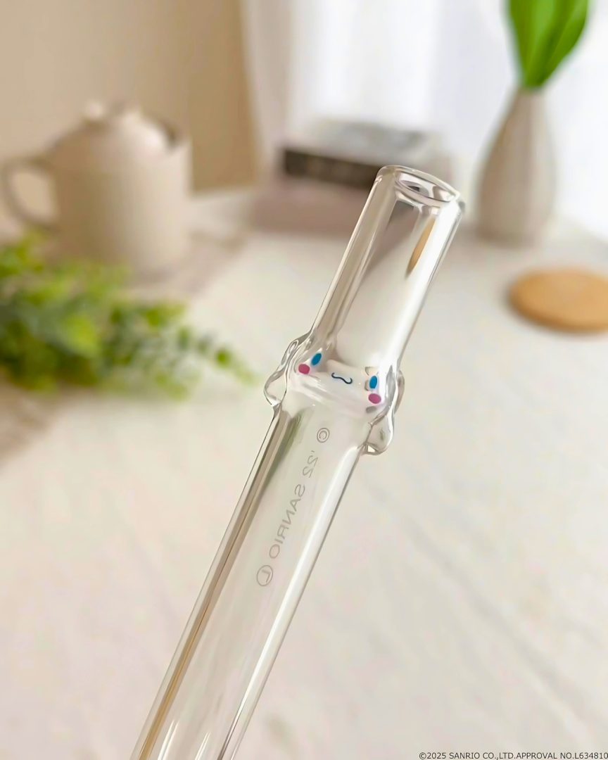 大耳狗Cinnamoroll玻璃吸管套組加追販售 可愛設計與環保兼具 11 大耳狗玻璃吸管套組正式再販 人氣商品回歸 2