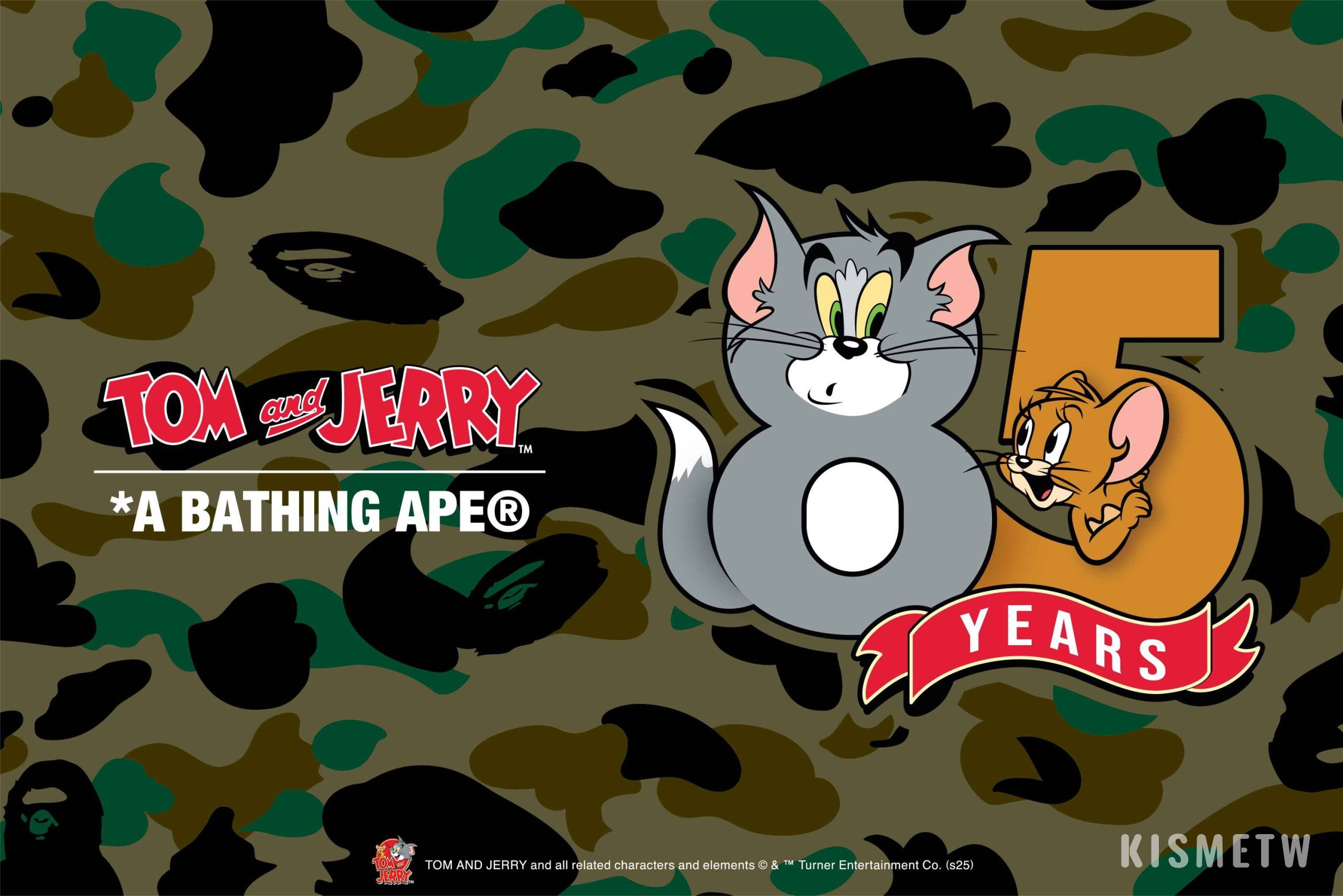 BAPE® × TOM AND JERRY 85周年限定聯名系列，全新潮流經典登場1 scaled