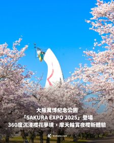 大阪萬博紀念公園「SAKURA EXPO 2025」登場！360度沉浸櫻花夢境，摩天輪賞夜櫻新體驗