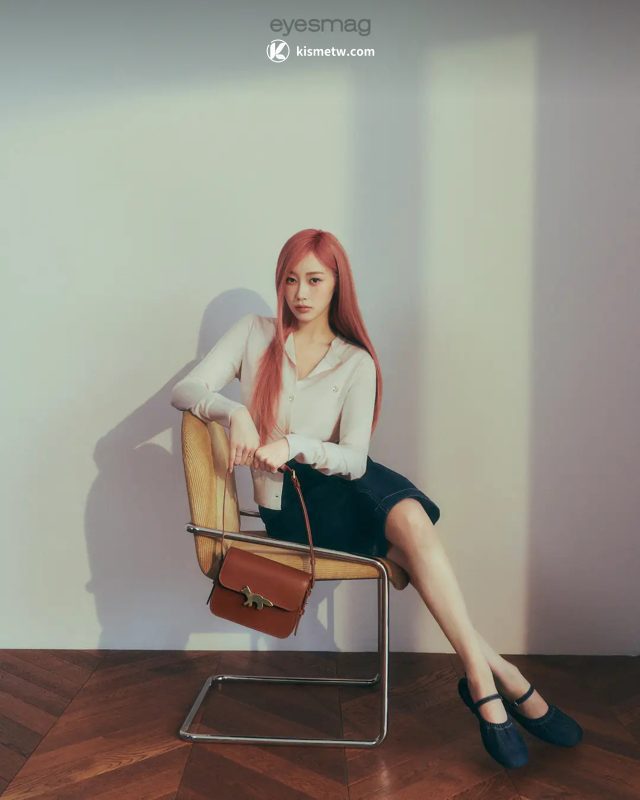 GISELLE詮釋粉紅首爾夏日｜Maison Kitsune 2025春夏系列形象大片亮相4