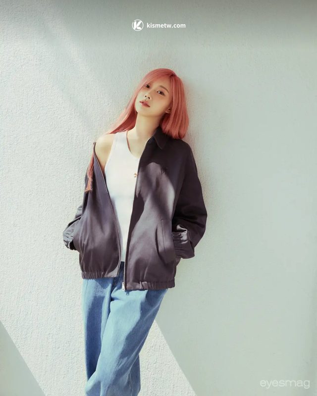 GISELLE詮釋粉紅首爾夏日｜Maison Kitsune 2025春夏系列形象大片亮相5