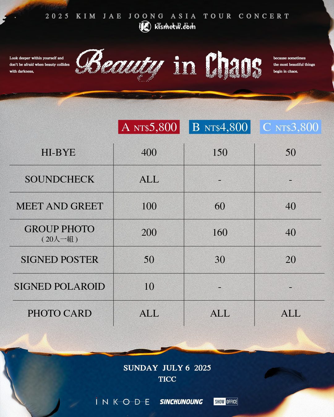 金在中2025台北演唱會倒數，《Beauty In Chaos》極致情感現場體驗 (2)