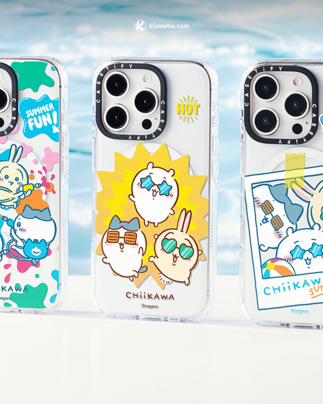 吉伊卡哇 x CASETiFY 全新聯名系列登場 超萌泳池派對週邊掀起收藏熱潮5