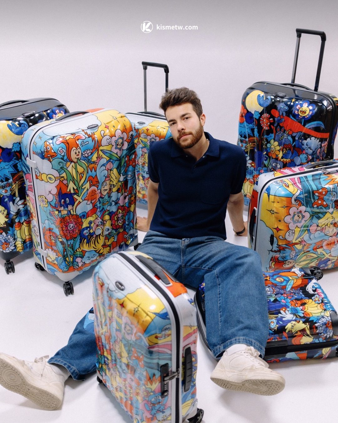 塗鴉藝術大爆發｜Samsonite 聯手 Vexx 推出 C Lite「日與夜」限量行李箱2