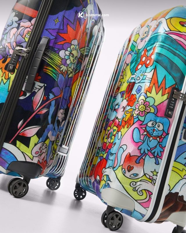 塗鴉藝術大爆發｜Samsonite 聯手 Vexx 推出 C Lite「日與夜」限量行李箱3