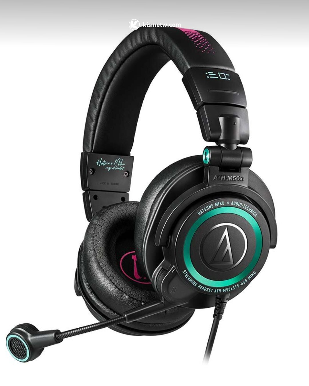 初音未來聯名『ATH M50xSTS USB MIKU』｜Audio Technica 限量耳機引爆收藏熱潮2