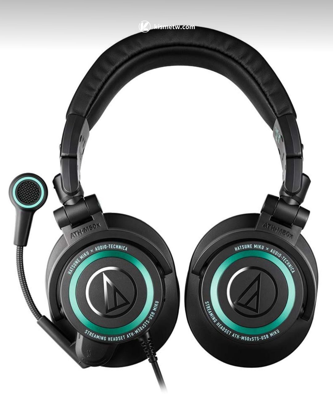 初音未來聯名『ATH M50xSTS USB MIKU』｜Audio Technica 限量耳機引爆收藏熱潮3