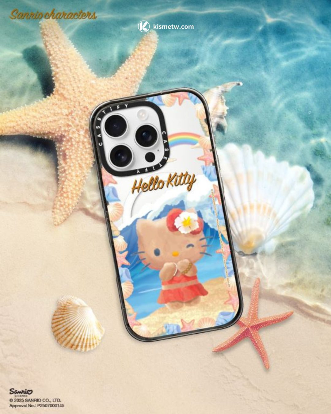 霓虹夏日限定，Sun Kissed 三麗鷗家族攜手 CASETiFY 打造終極沙灘派對 (3)