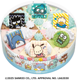 Baskin Robbins攜手Hapidanbui首度合作｜六大角色限定冰淇淋蛋糕「Palette 6」9月12日上市