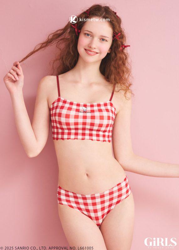 GiRLS by PEACH JOHN攜手HELLO KITTY推出聯名系列｜9月24日限量登場浪漫內衣與居家服8