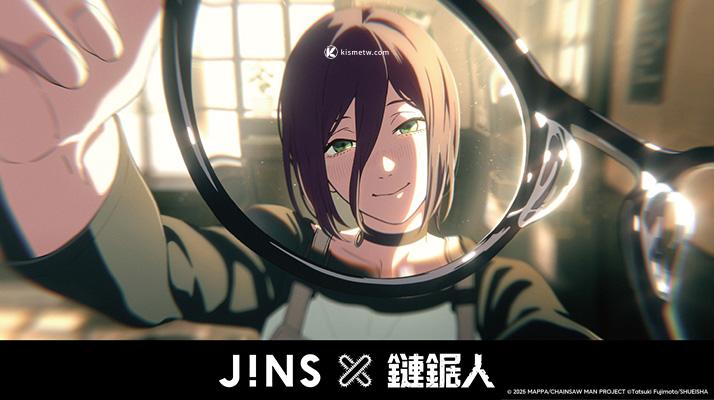 JINS×鏈鋸人聯名眼鏡登場！蕾潔篇劇場版特製設計9月18日正式販售 2