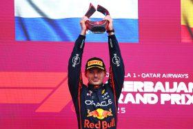 Max Verstappen亞塞拜然封王｜生涯第六次大滿貫追平Hamilton紀錄