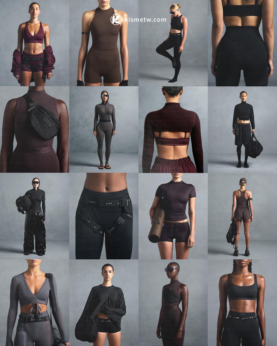 NikeSKIMS首發系列亮相｜Kim Kardashian攜手運動員重塑女性運動服飾新定義1