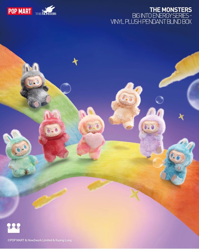 THE MONSTERS 前方高能系列糖膠毛絨掛件盲盒 1