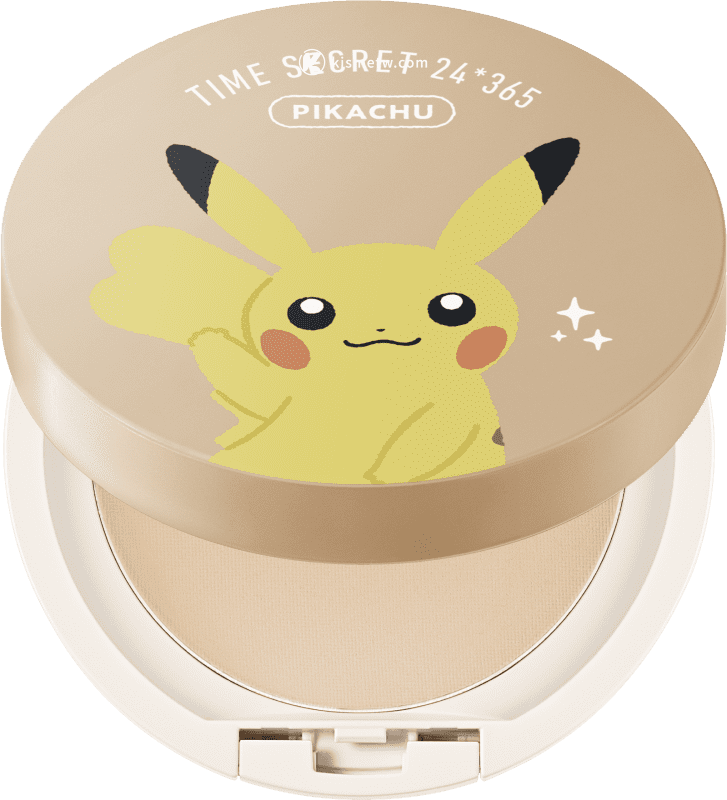 TIME SECRET × Pokemon限定彩妝｜聯名粉餅與妝前底霜夢幻上市6
