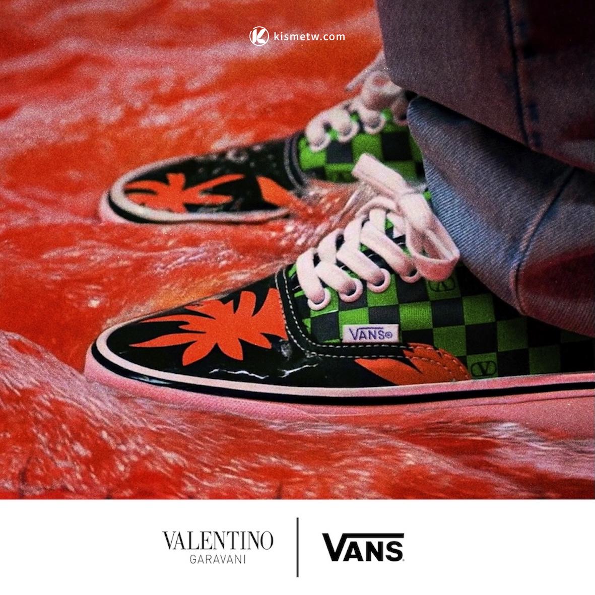 Valentino X Vans全新聯名運動鞋亮相｜經典Authentic鞋型融合義式高訂與街頭精神 (2)