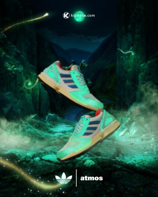 atmos x adidas Originals全新ZX 8000 G SNK 11代「Hydra」9月27日發售｜經典ZX 9000 OG配色重生
