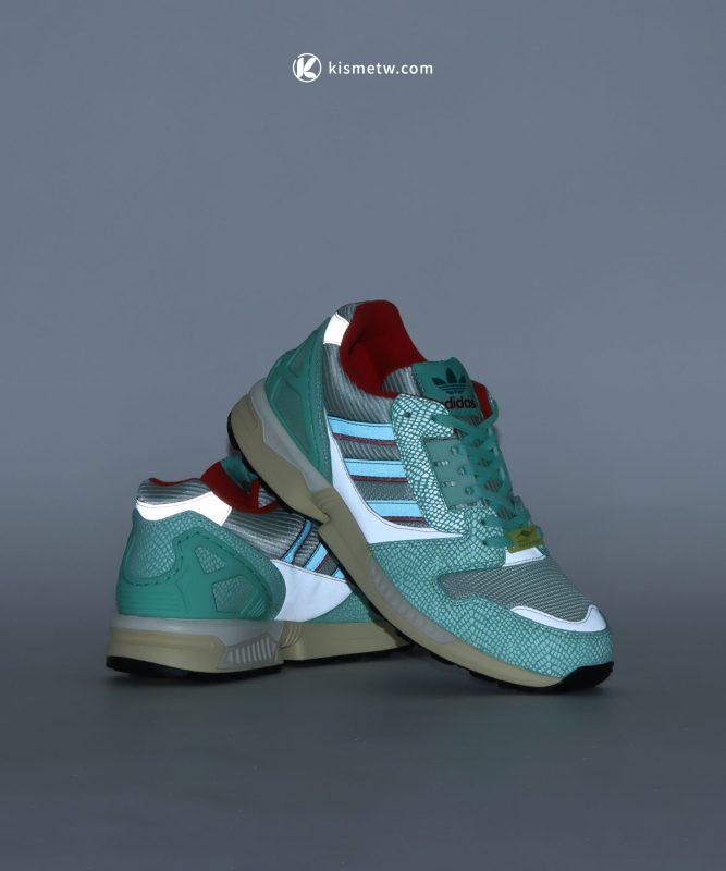 atmos x adidas Originals全新ZX 8000 G SNK 11代「Hydra」9月27日發售｜經典ZX 9000 OG配色重生5
