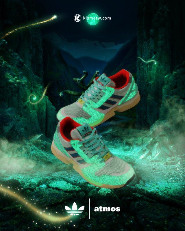 atmos x adidas Originals全新ZX 8000 G SNK 11代「Hydra」9月27日發售｜經典ZX 9000 OG配色重生7