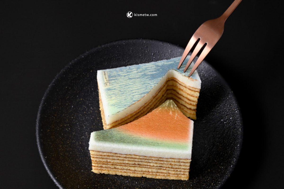 江戶浮世繪化作甜點饗宴｜Katanukiya「冨嶽小景」造型年輪蛋糕與造型馬卡龍新登場2