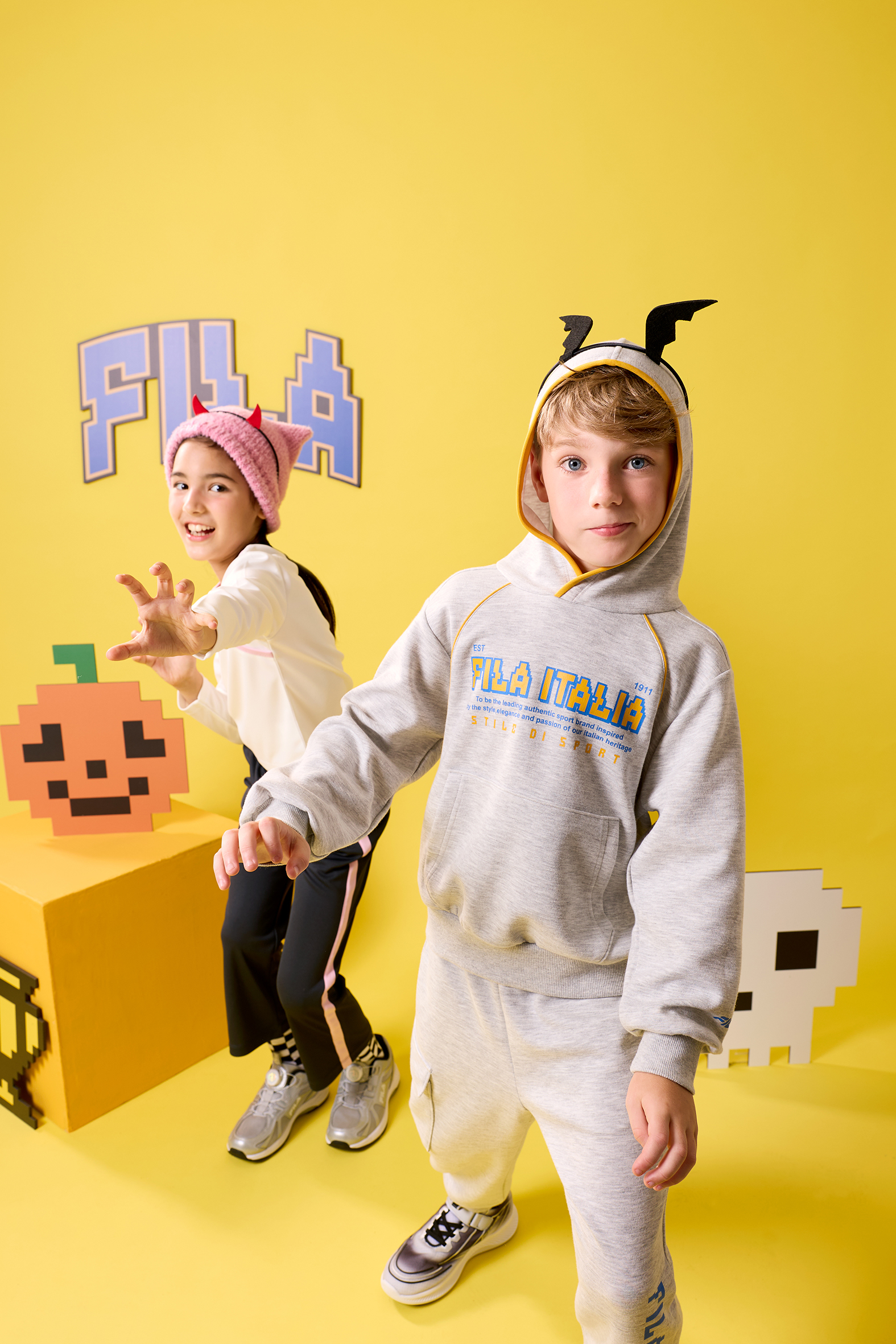 FILA PIXEL HALLOWEEN玩出新潮流　登入像素遊戲世界，開啟萬聖節最萌穿搭冒險