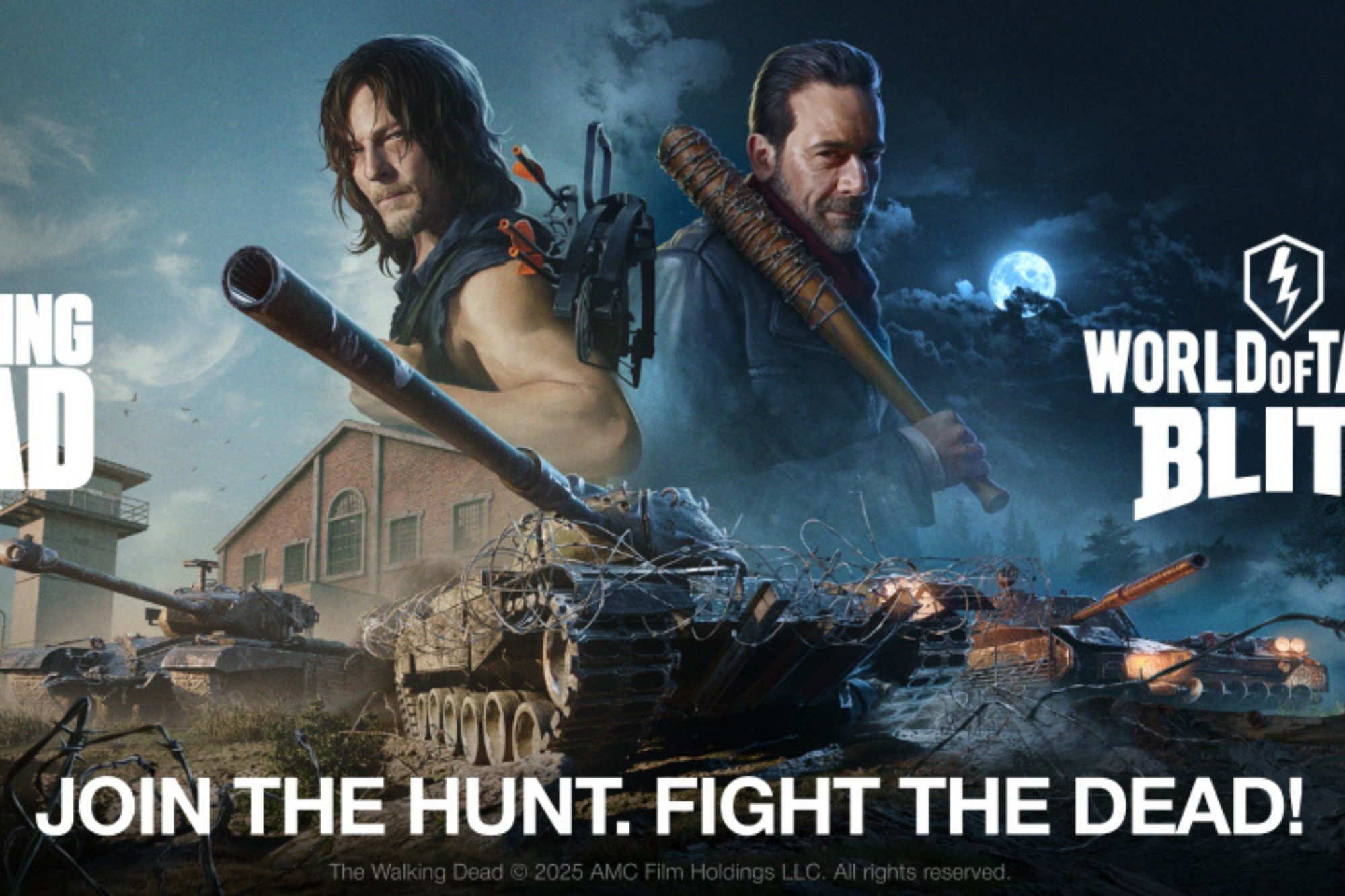 《戰車世界：閃擊戰》x《陰屍路》萬聖節合作登場｜Daryl 與 Negan 領軍末日戰場限時開打