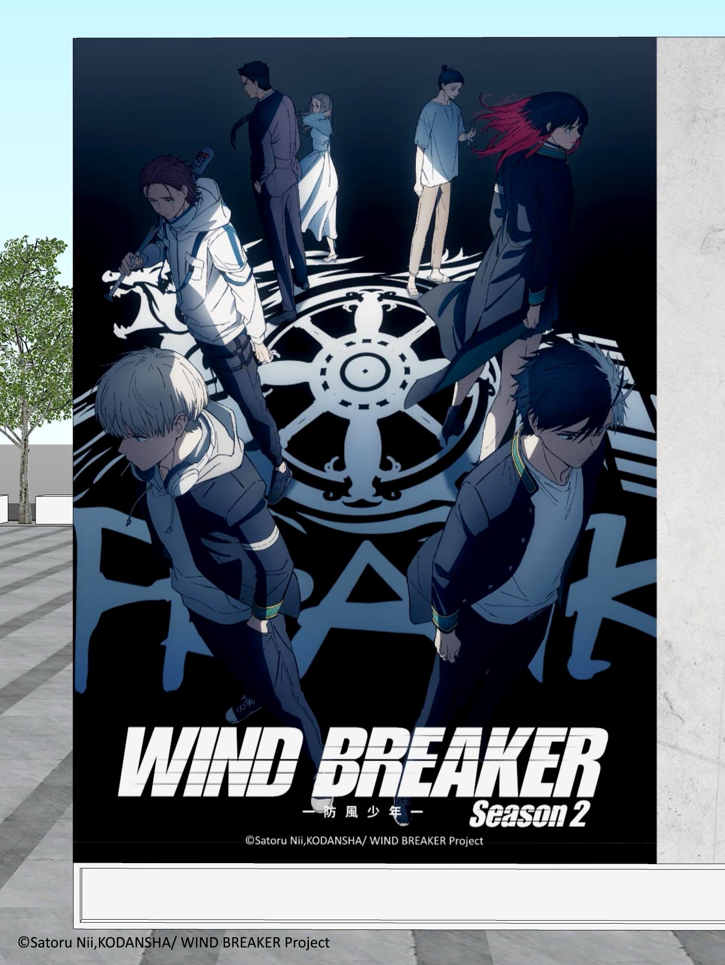 熱血守護啟動！《WIND BREAKER 防風少年》快閃店登場台中PARK2草悟廣場　六大打卡點全面釋放街頭能量 (6)