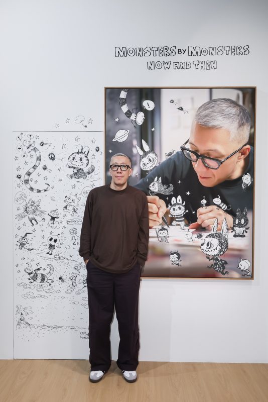 藝術家 龍家昇以畫筆創作LABUBU與THE MONSTERS系列角色的奇幻世界 1 上海站花絮照