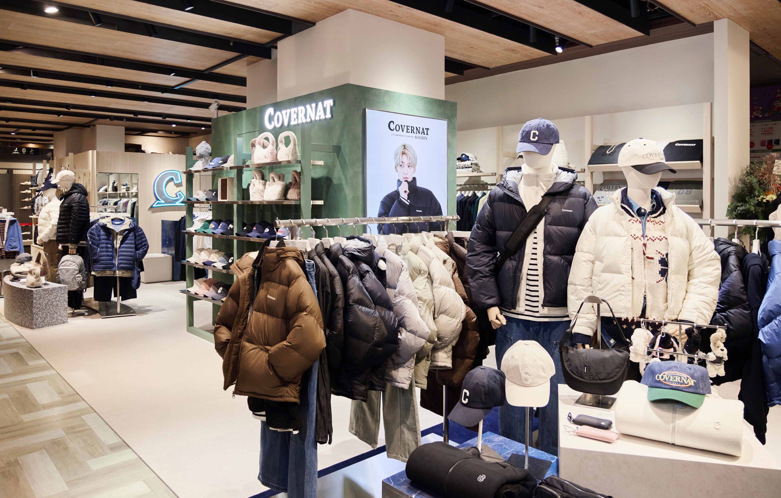 冬日穿搭革命！COVERNAT進駐誠品武昌打造韓系男友風，SOOBIN聯名羽絨外套搶先曝光 (8)