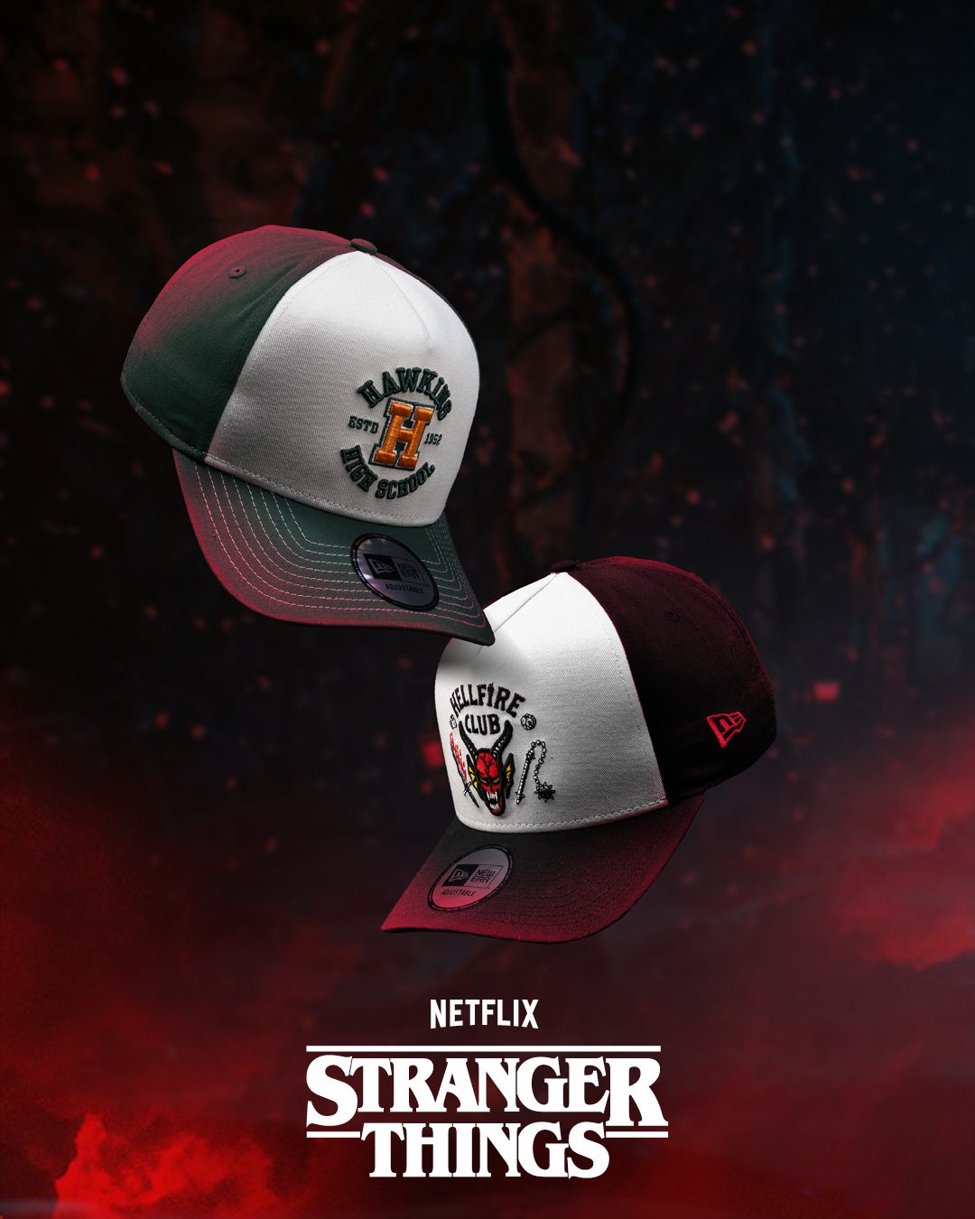 暗黑能量全面覺醒：New Era攜手《怪奇物語 Stranger Things》推出復古異界聯名系列 1