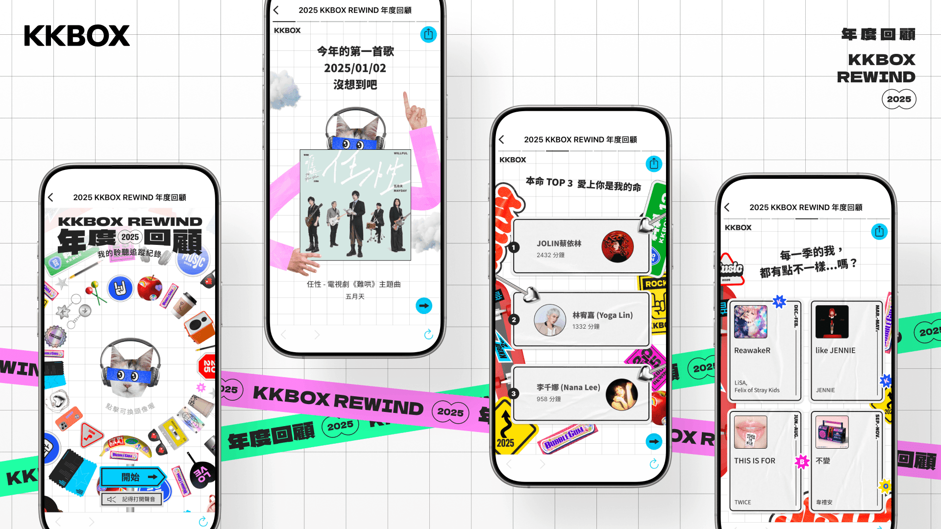 沉浸式音樂回顧來襲！KKBOX REWIND 2025 拼貼你獨一無二的聆魂剪影 (1)