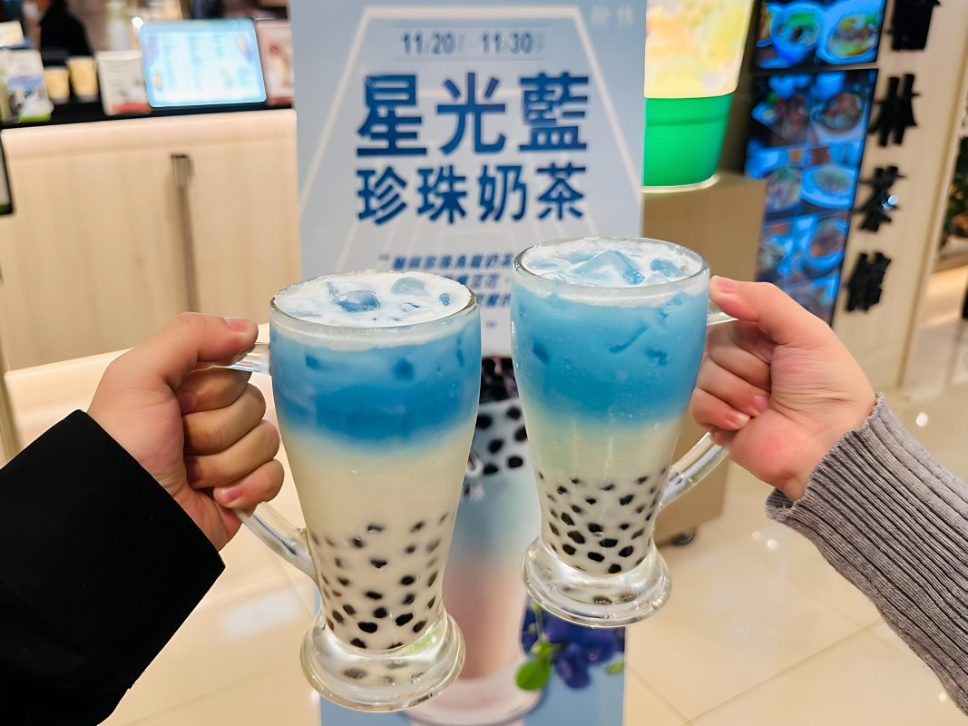 翰林茶館冬季應援新儀式 TWICE門票兌換限定藍奶茶免費喝 2