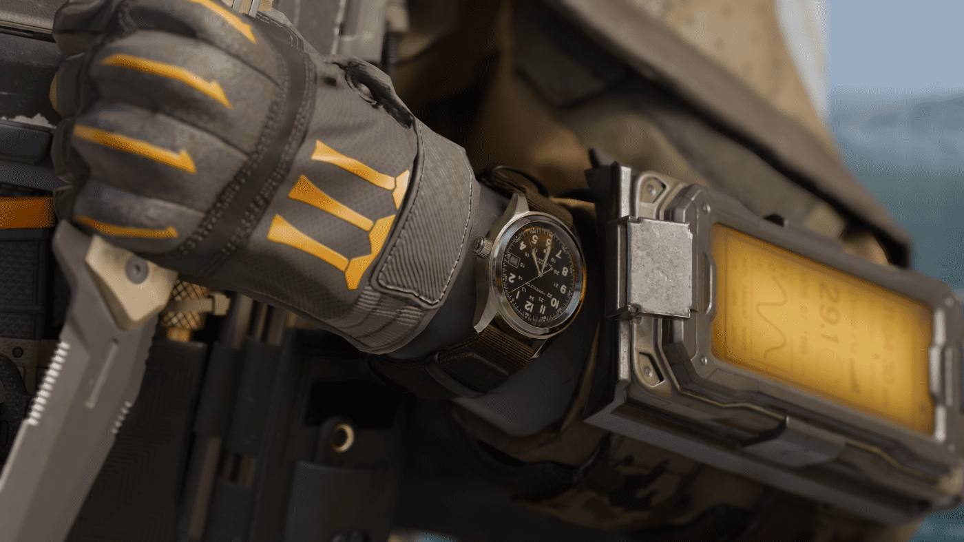 跨越虛擬戰場與真實製錶的沉浸式體驗 Hamilton攜手Call of Duty® Black Ops 7推出限量軍事腕錶3