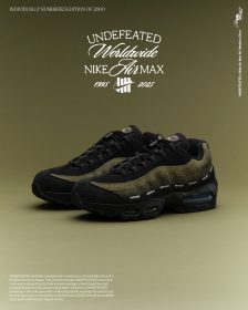 UNDEFEATED × Nike Air Max 95「Medium Olive」聯名壓軸亮相，全球限量掀搶購熱潮