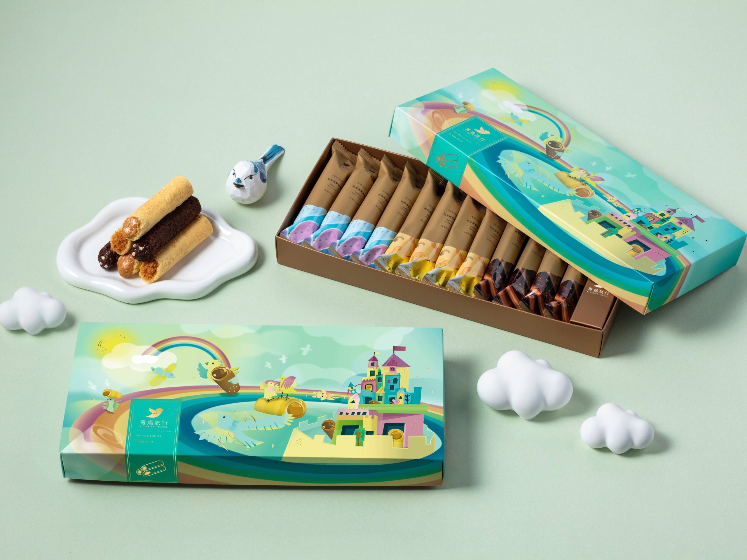 彩繪童心與幸福的橋樑，青鳥旅行攜唐寶寶共同打造最有溫度的公益蛋捲禮盒 2