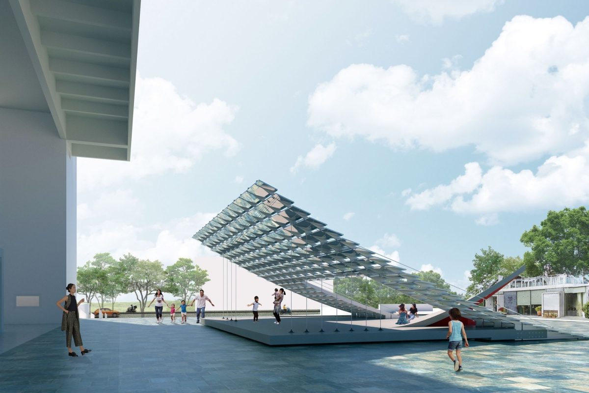 探索北美館X site十年場域想像｜鏡・亭・山裝置開啟地坪與視域的再造實驗