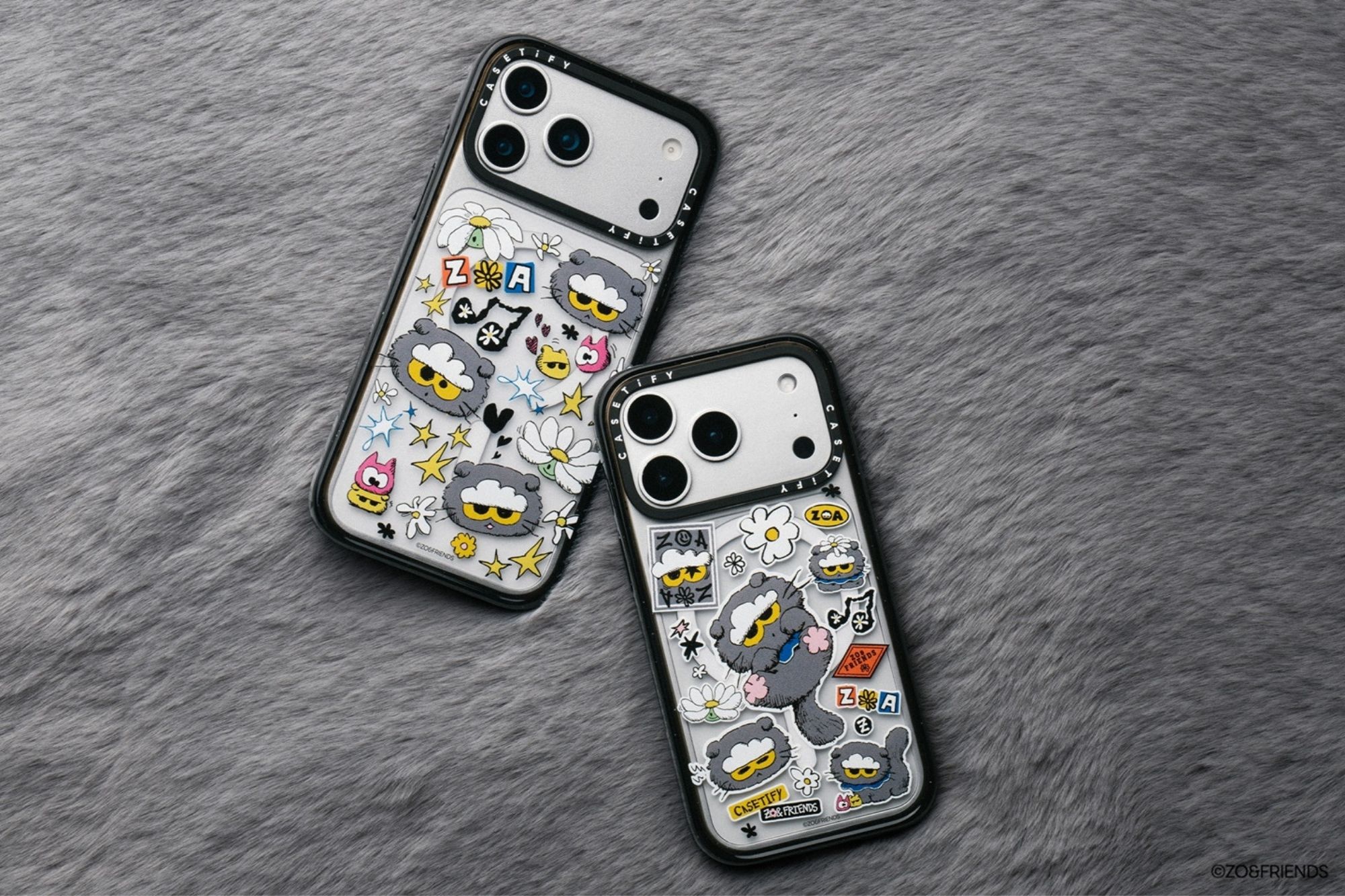 繽紛視覺潮流展演｜ZOFRIENDS x CASETiFY 打造暖系療癒時尚配件5