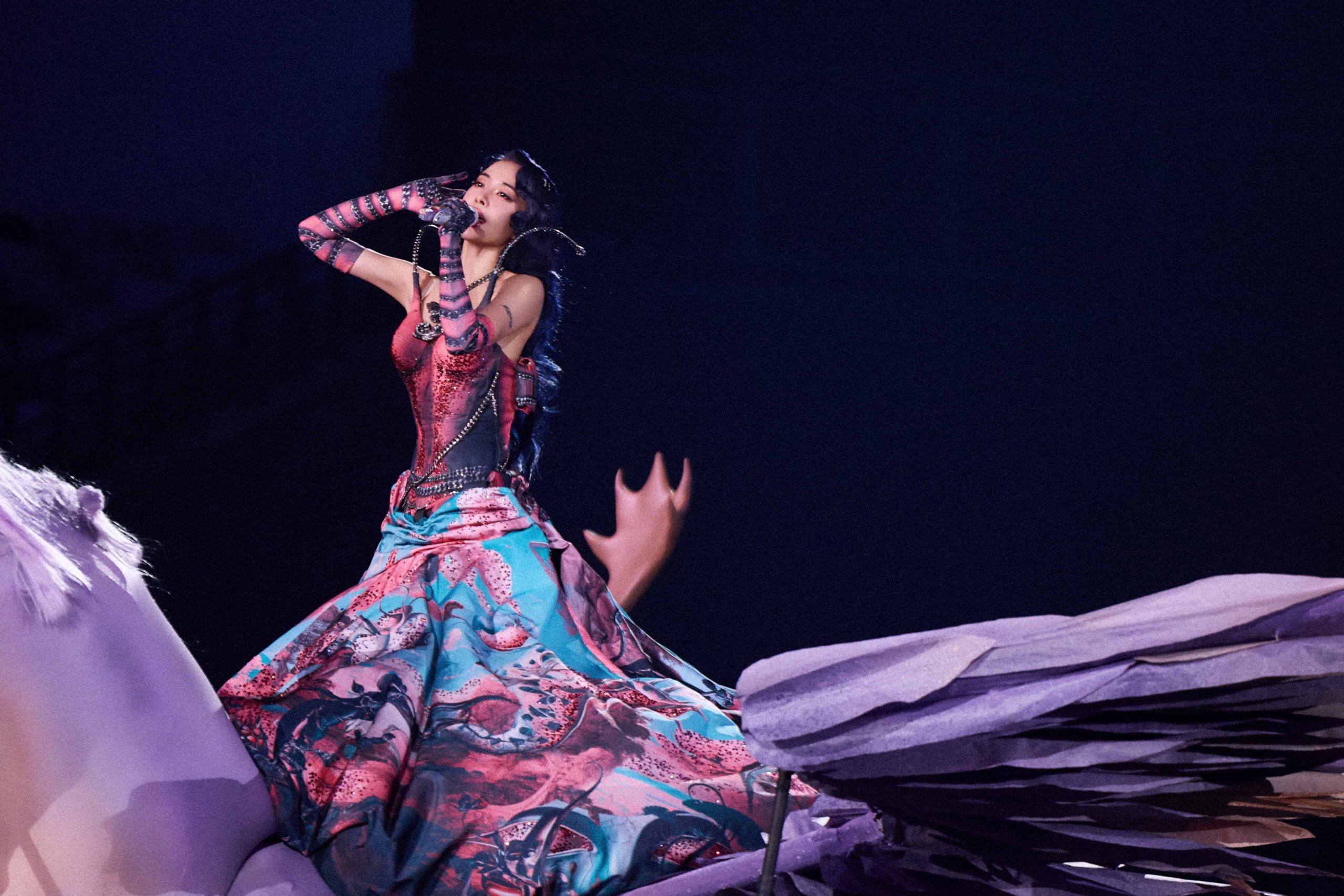 蔡依林登大巨蛋演唱會打造愉悅宇宙巔峰之夜　以彩翼飛馬、八臂雕像與電音之舞開啟四萬人感官饗宴 (7)