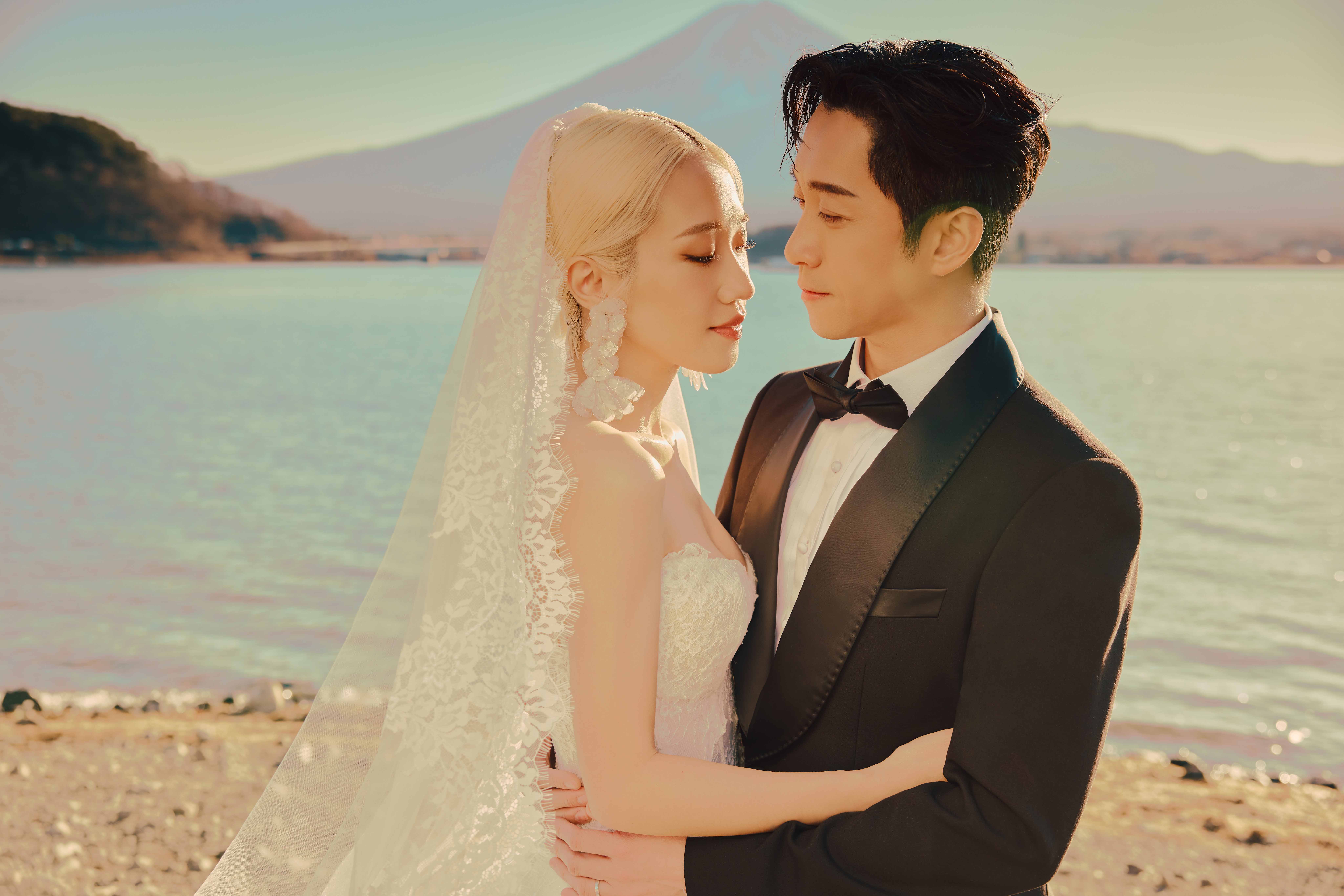 比永恆更燦爛的承諾，陳漢典與LULU富士山婚紗照揭露愛情真諦 5