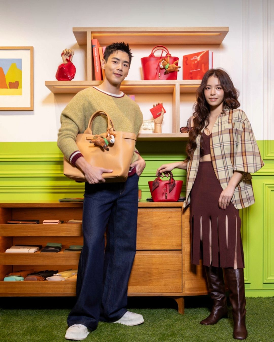 走進LONGCHAMP搖搖馬樂園｜台北101新春快閃打造奔馬童趣夢境2