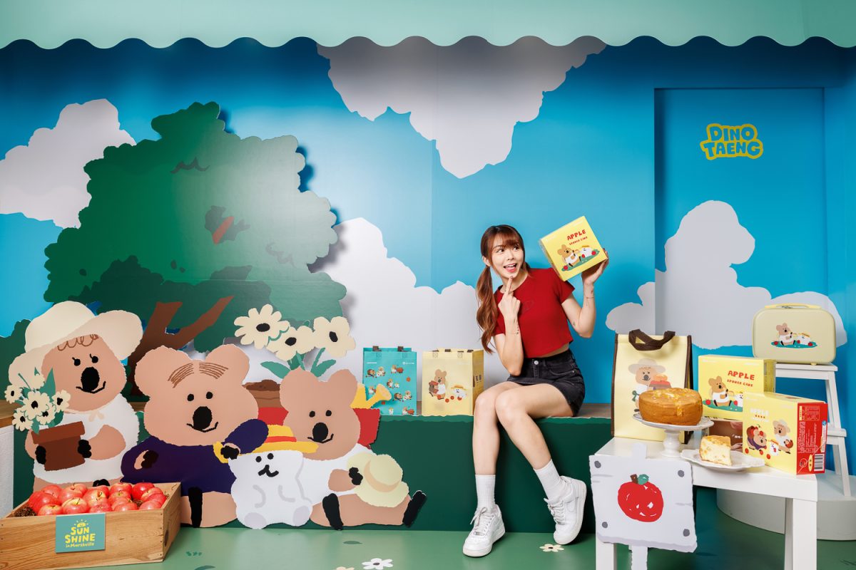 DINOTAENG 聯名春上布丁蛋糕！QUOKKA 蘋果蛋糕全台限量開賣4