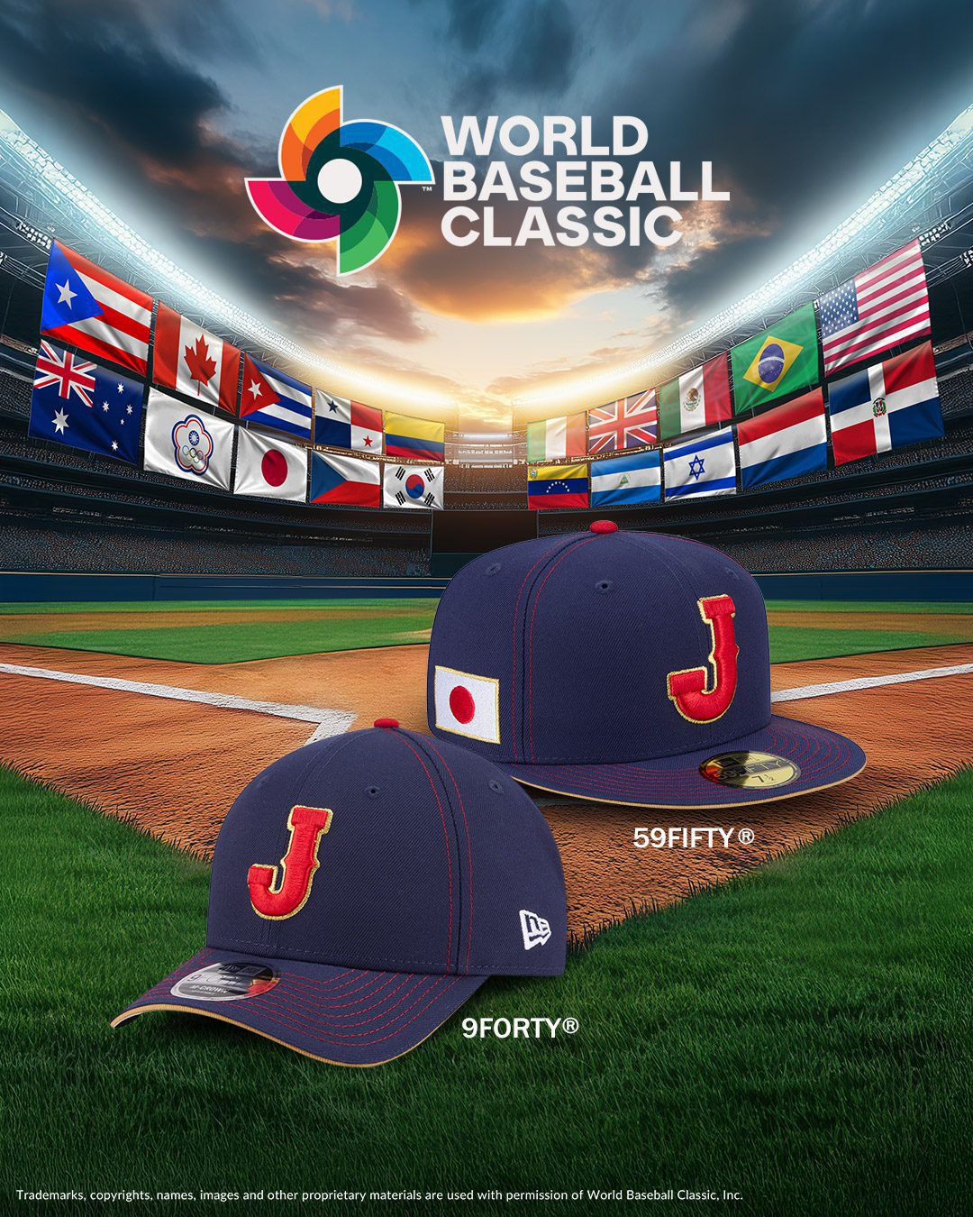New Era「2026 WBC系列」本次集結中華隊（CT）、日本隊與美國隊三支世界級勁旅